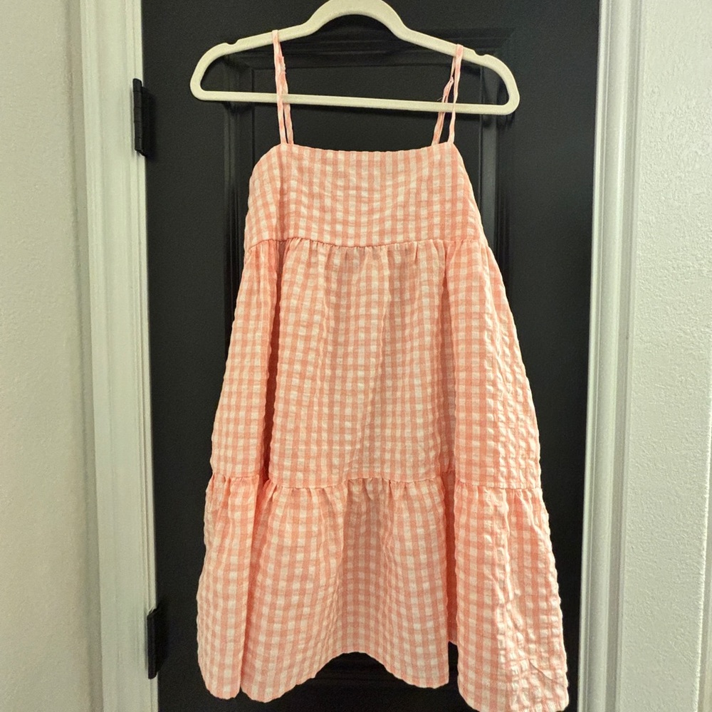 Pink Gingham Dress